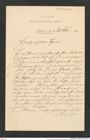 Nachlass Franz Steindachner, Brief von H. Maltzan an Franz Steindachner (21.02.1881), Inv.Nr. 323.01, Seite 1